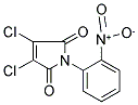 3,4-Dichloro-1-(2-nitrophenyl)-2,5-dihydro-1H-pyrrole-2,5-dione 结构式