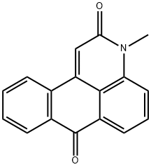 3-METHYL-3H-NAPHTHO[1,2,3-DE]QUINOLINE-2,7-DIONE 结构式