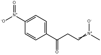 METHYL[3-(4-NITROPHENYL)-3-OXOPROPYLIDENE]AMMONIUMOLATE 结构式