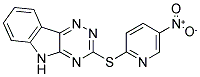 5-NITRO-2-(2,3,6-TRIAZINO[5,4-B]INDOL-3-YLTHIO)PYRIDINE 结构式