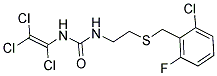 N-(2-[(2-CHLORO-6-FLUOROBENZYL)THIO]ETHYL)-N'-(1,2,2-TRICHLOROVINYL)UREA 结构式