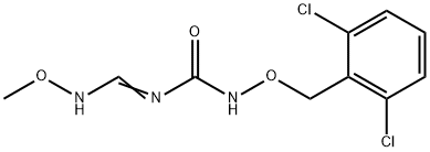 N-[(2,6-DICHLOROBENZYL)OXY]-N-[(METHOXYIMINO)METHYL]UREA 结构式