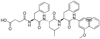 SUC-PHE-LEU-PHE-4M-BETANA 结构式