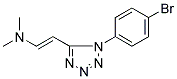 N-(2-[1-(4-BROMOPHENYL)-1H-TETRAAZOL-5-YL]VINYL)-N,N-DIMETHYLAMINE 结构式