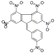 2,4,5,7-TETRANITRO-9-(3-NITROBENZYLIDENE)-9H-FLUORENE 结构式