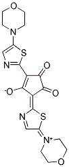 1,3-BIS(5-MORPHOLINO-1,3-THIAZOL-2-YL)-4,5-DI-OXO-CYCLOPENTENYLIUM-2-OLAT 结构式