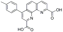 4-(4-甲基苯基)-1,10-邻二氮杂菲-2,9-二甲酸 结构式