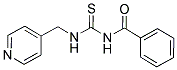 PHENYL-N-(((4-PYRIDYLMETHYL)AMINO)THIOXOMETHYL)FORMAMIDE 结构式