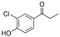 1-(3-CHLORO-4-HYDROXYPHENYL)-1-PROPANONE 结构式