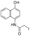 4-IODOACETAMIDO-1-NAPHTHOL 结构式