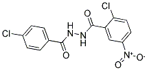 N'1-(4-CHLOROBENZOYL)-2-CHLORO-5-NITROBENZENE-1-CARBOHYDRAZIDE 结构式