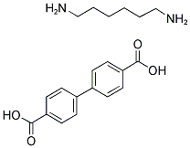 HEXAMETHYLENE DIAMMONIUM-4,4'-BIBENZOATE 结构式