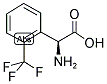 (S)-AMINO-(2-TRIFLUOROMETHYL-PHENYL)-ACETIC ACID 结构式