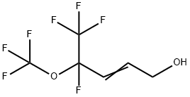 (E)-4,5,5,5-四氟-4-(三氟甲氧基)戊-2-烯-1-醇 结构式