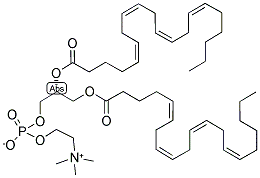 1,2-花生四烯酰卵磷脂 结构式