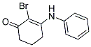2-Bromo-3-(phenylamino)cyclohex-2-en-1-one 结构式
