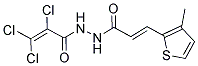 N'1-(2,3,3-TRICHLOROACRYLOYL)-3-(3-METHYL-2-THIENYL)PROP-2-ENOHYDRAZIDE 结构式