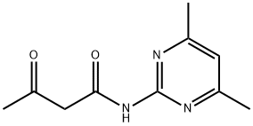 N-(4,6-DIMETHYL-2-PYRIMIDINYL)-3-OXOBUTANAMIDE 结构式