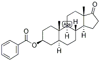 5-ALPHA-ANDROSTAN-3-BETA-OL-17-ONE BENZOATE 结构式