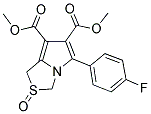 DIMETHYL 5-(4-FLUOROPHENYL)-2-OXO-2,3-DIHYDRO-1H-2LAMBDA4-PYRROLO[1,2-C][1,3]THIAZOLE-6,7-DICARBOXYLATE 结构式