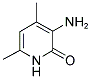 3-AMINO-4,6-DIMETHYL-1H-PYRIDIN-2-ONE 结构式