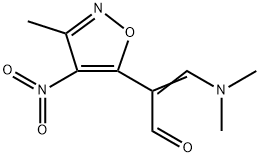 3-(DIMETHYLAMINO)-2-(3-METHYL-4-NITRO-5-ISOXAZOLYL)ACRYLALDEHYDE 结构式