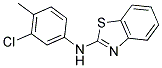 BENZOTHIAZOL-2-YL-(3-CHLORO-4-METHYL-PHENYL)-AMINE 结构式