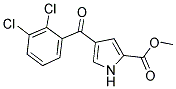 METHYL 4-(2,3-DICHLOROBENZOYL)-1H-PYRROLE-2-CARBOXYLATE 结构式