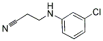 3-(3-CHLORO-PHENYLAMINO)-PROPIONITRILE 结构式