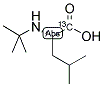 L-LEUCINE-N-T-BOC H2O (1-13C) 结构式