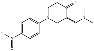 3-[(DIMETHYLAMINO)METHYLENE]-1-(4-NITROPHENYL)TETRAHYDRO-4(1H)-PYRIDINONE 结构式