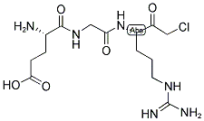H-GLU-GLY-ARG-CHLOROMETHYLKETONE 结构式