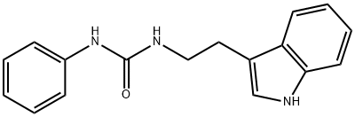N-(2-INDOL-3-YLETHYL)(PHENYLAMINO)FORMAMIDE 结构式