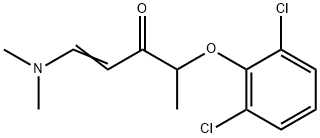 4-(2,6-DICHLOROPHENOXY)-1-(DIMETHYLAMINO)-1-PENTEN-3-ONE 结构式