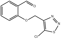 2-[(5-CHLORO-1,2,3-THIADIAZOL-4-YL)METHOXY]BENZENECARBALDEHYDE 结构式