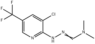 N'-[3-CHLORO-5-(TRIFLUOROMETHYL)-2-PYRIDINYL]-N,N-DIMETHYLHYDRAZONOFORMAMIDE 结构式