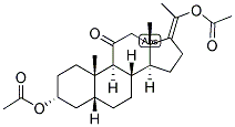 17(20),5beta-Pregnen-3alpha,20-diol-11-one 3,20-diacetate 结构式