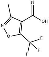 3 - 甲基-5 - 三氟甲基 - 异恶唑-4 - 羧酸 结构式