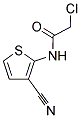 2-CHLORO-N-(3-CYANO-2-THIENYL)ACETAMIDE 结构式