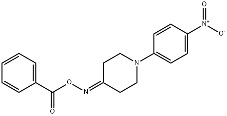 4-[(BENZOYLOXY)IMINO]-1-(4-NITROPHENYL)PIPERIDINE 结构式