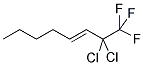 2,2-DICHLORO-1,1,1-TRIFLUORO-3-OCTENE 结构式