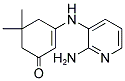 3-((2-Amino(3-pyridyl))amino)-5,5-dimethylcyclohex-2-en-1-one 结构式