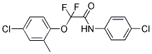 2-(4-CHLORO-2-METHYLPHENOXY)-N-(4-CHLOROPHENYL)-2,2-DIFLUOROACETAMIDE 结构式