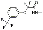 2,2-DIFLUORO-N-METHYL-2-[3-(TRIFLUOROMETHYL)PHENOXY]ACETAMIDE 结构式