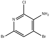 3-氨基-4,6-二溴-2-氯吡啶 结构式