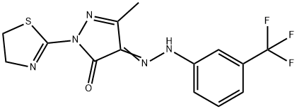 1-(4,5-DIHYDRO-1,3-THIAZOL-2-YL)-3-METHYL-1H-PYRAZOLE-4,5-DIONE 4-(N-[3-(TRIFLUOROMETHYL)PHENYL]HYDRAZONE)