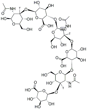 HYALURONIC ACID, [3H(G)] 结构式