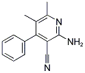 2-AMINO-5,6-DIMETHYL-4-PHENYLNICOTINONITRILE 结构式