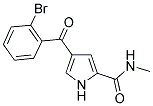 4-(2-BROMOBENZOYL)-N-METHYL-1H-PYRROLE-2-CARBOXAMIDE 结构式