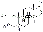 5-ALPHA-ANDROSTAN-2-ALPHA-BROMO-3,17-DIONE 结构式